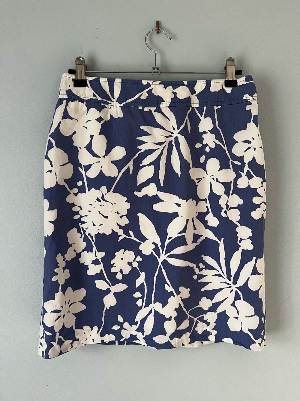 Brooks Brothers 346 100% Cotton Floral Mini Skirt, Size 4